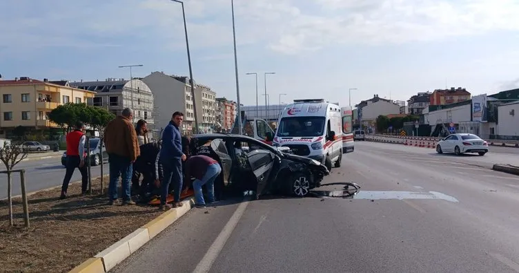 Bandırma’da trafik kazası: 3 yaralı