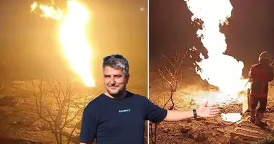 O ilimizde gaz heyecanı: Kuyu açarken rastladı çakmağı çakınca alev aldı!