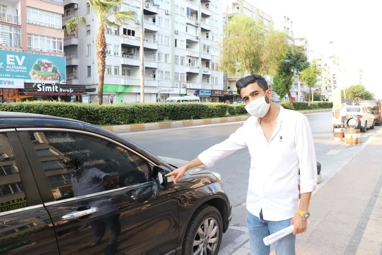 Aracı parçalanan vatandaş, kamera görüntüleriyle büyük şok yaşadı!