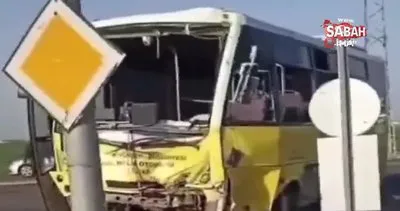 Mardin’de tır ile halk otobüsü çarpıştı: 12 yaralı | Video
