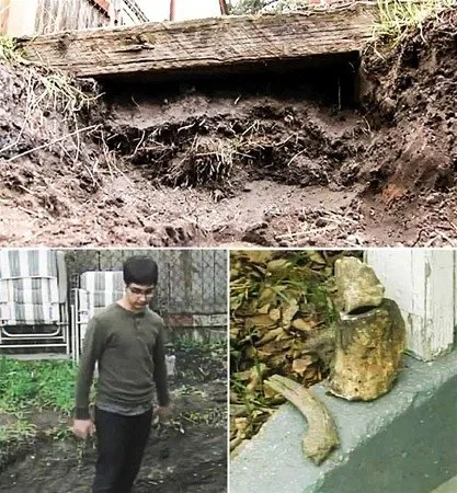 İhbar üzerine kazdıkları bahçeden Ferrari çıktı! İşte toprağın altından çıkanlar...