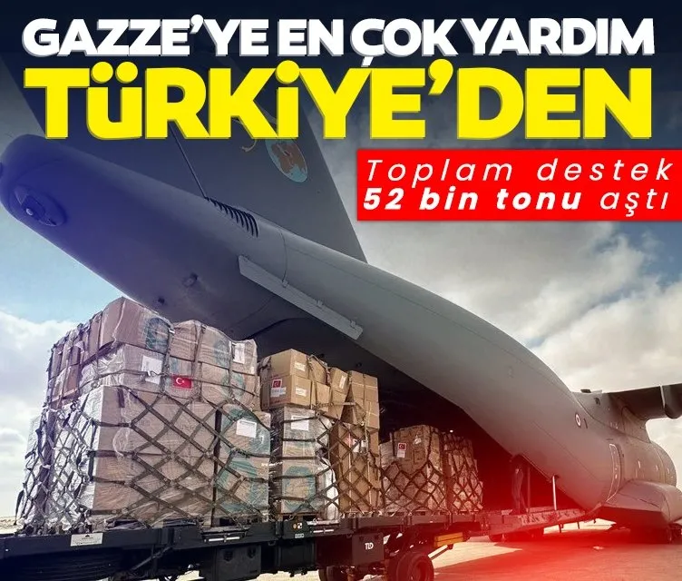 Türkiye, Gazze’ye en çok yardım yapan ülke!