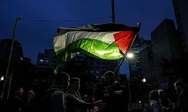 Brezilya’da Filistin’e destek gösterileri düzenlendi