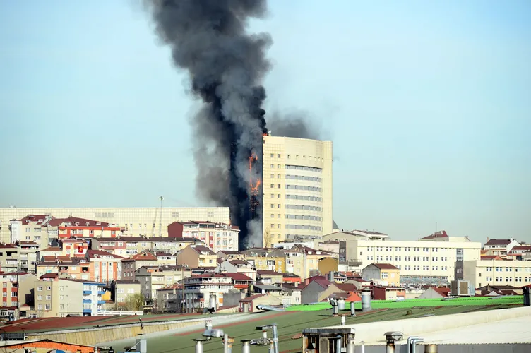 Taksim EÄitim ve AraÅtırma Hastanesi'nde yangın