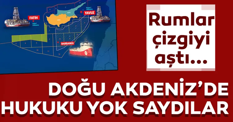Rumlar Doğu Akdeniz’de hukuku hiçe saydı