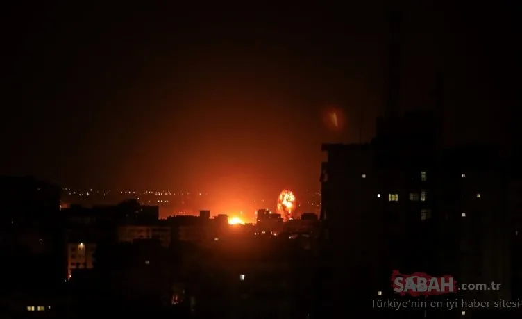 İsrail uçaklarından Gazze’ye hava saldırısı