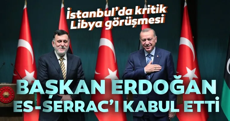 Son dakika: Cumhurbaşkanı Erdoğan’ın, Libya Başbakanı Fayiz es-Serrac’ı kabul etti