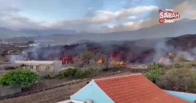 Kanarya Adaları’ndaki yanardağdan akan lavlar havuzu doldurdu | Video