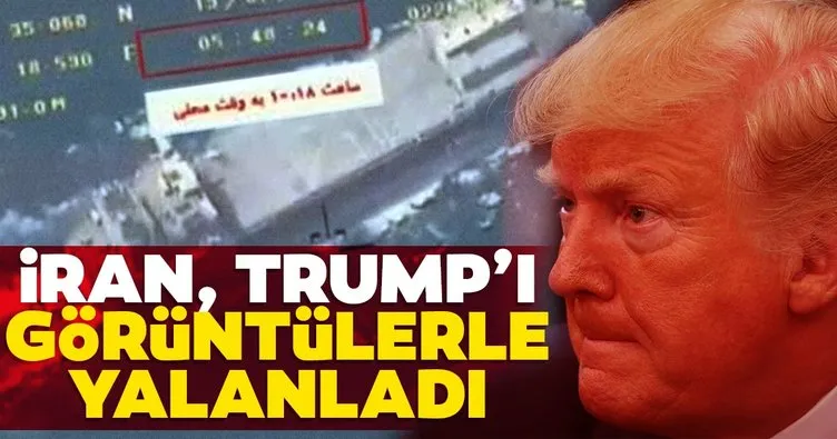 İran’dan Trump’ın İHA iddiasını yalanlayan görüntü