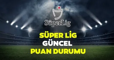 Süper Lig Puan Durumu! 3 Mayıs 2021 TFF Süper Lig Puan durumu cetveli nasıl? 38. Hafta maç sonuçları ve 39. Hafta fikstürü