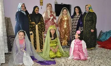 Bitlisli kadınlar, yöreye özgü nişan elbisesi üretiyor