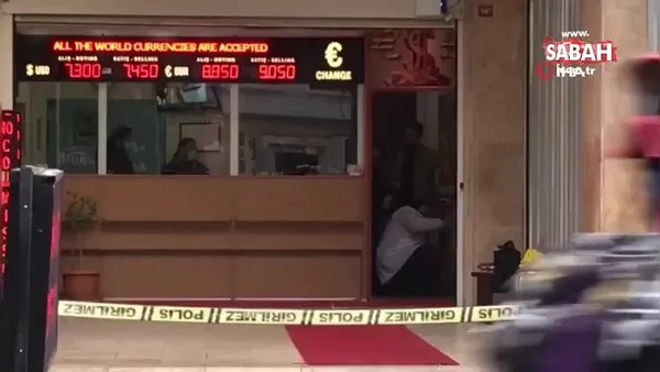 Şişli'de hareketli anlar! Döviz bürosuna silahlı saldırı | Video