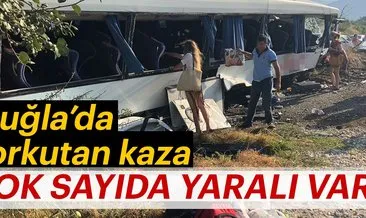 Son dakika: Muğla’da otobüs kazası