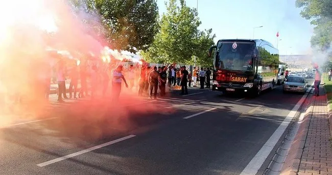 Galatasaray kafilesi Kayseri’de