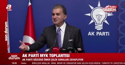 Son dakika: AK Parti Sözcüsü Ömer Çelik’ten önemli açıklamalar | Video