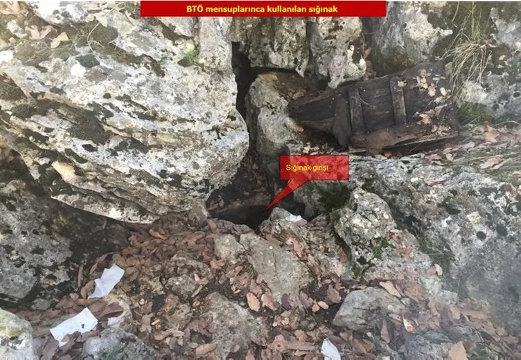 PKK’lı teröristlerin 3 kış sığınağı ve 19 mağara imha edildi