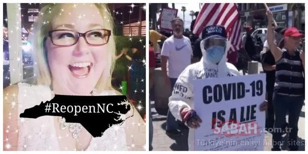 'Covid-19 bir yalan' pankartıyla protestolara liderlik eden Audrey Whitlock Covid-19'a yakalandı!