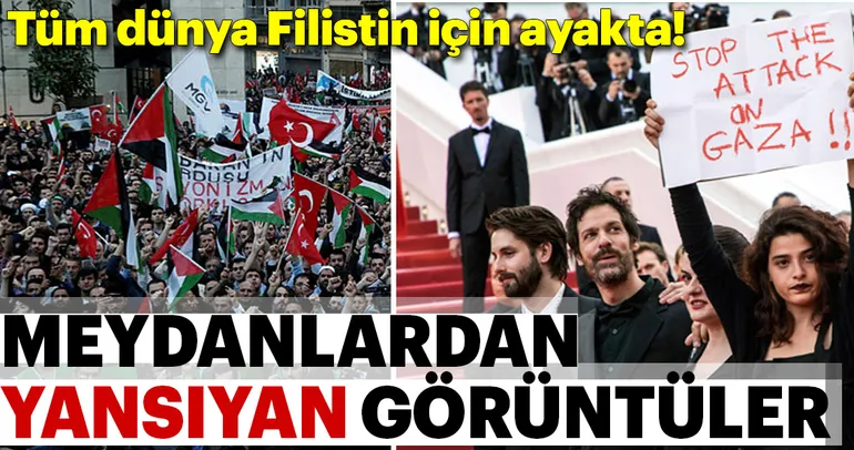Tüm dünya Filistin için ayakta