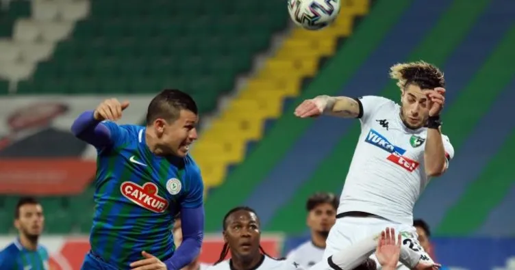 Rizespor 90+2’de 1 puanı kurtardı