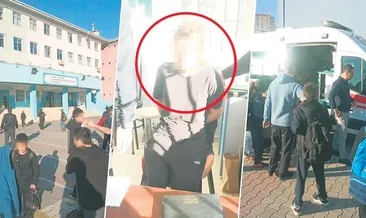 Okul bahçesinde bıçaklı saldırı