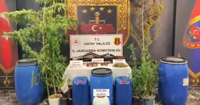 Hatay'da uyuşturucu ve kaçak alkol operasyonu! 2 gözaltı #hatay