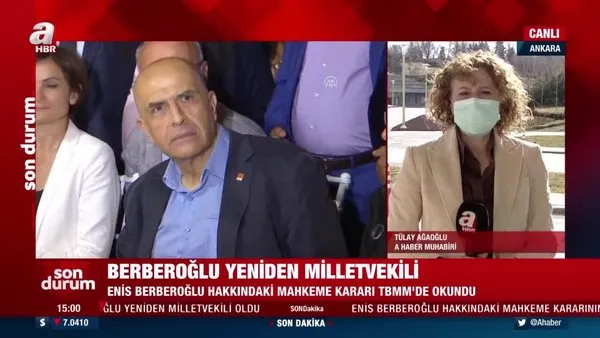 Son dakika! Enis Berberoğlu yeniden milletvekili | Video