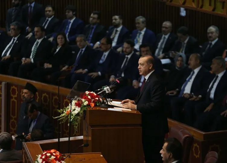 Erdoğan Pakistan Meclisi’ne hitap etti