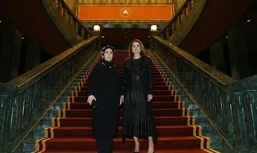 Emine Erdoğan, Ürdün Kraliçesi Ranıa’yı kabul etti