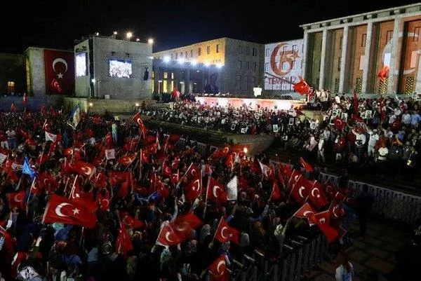 Ankara'daki "Milli Birlik Yürüyüşü" başladı - 1