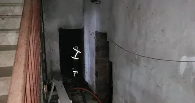 Rize’de 8 katlı binanın bodrum katında yangın çıktı