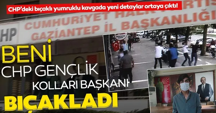 Son dakika: CHP’deki bıçaklı yumruklu kavgada yeni detaylar ortaya çıktı! Beni Gençlik Kolları Başkanı bıçakladı!