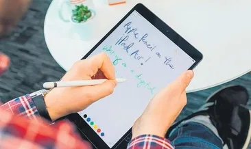 Öğrenciler tablet seviyor