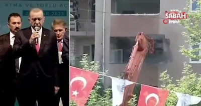 Tuzla’da bulunan Penguen Sitesine ilk kazma Başkan Erdoğan’ın talimatıyla vuruldu | Video