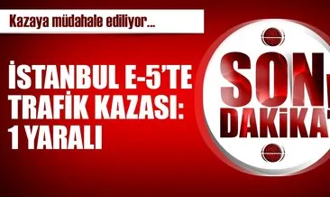 Son dakika haberi: İstanbul Altunizade’de trafik kazası,  1 yaralı