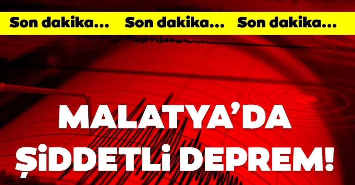Malatya Son Dakika Deprem Ile Sallandi Diyarbakir Ve Elazig Da Da Hissedildi Afad Son Depremler Listesi Son Dakika Haberler