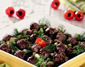 İç Baklalı Fırın Köfte