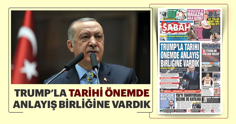 Trump’la anlayış birliğine vardık