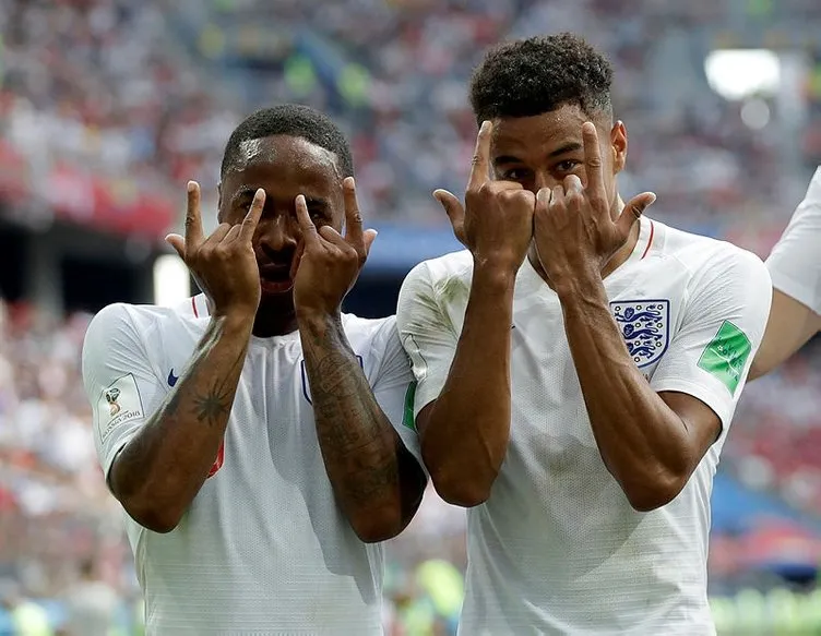 İngiltere - Panama maçından kareler