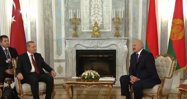 Cumhurbaşkanı Erdoğan Belarus’a geldi