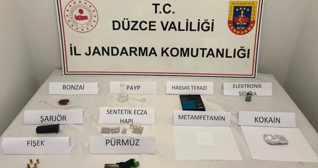 Düzce’de uyuşturucu operasyonunda 1 şüpheli tutuklandı
