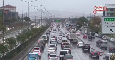 Meteoroloji ve AKOM’un İstanbul için uyarıda bulunduğu yağış etkili olmaya başladı 29 Kasım 2019 Cuma