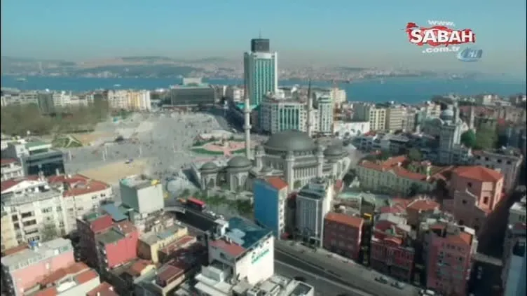 Taksim’e yapılacak caminin fotoğrafları ortaya çıktı