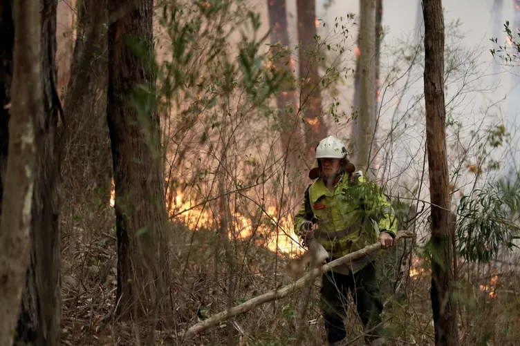 Avustralya yanıyor! NASA'dan korkutan görüntü...