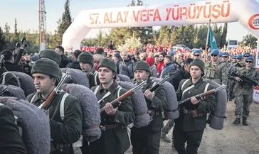 Gençlik şehitlere vefa için yürüdü