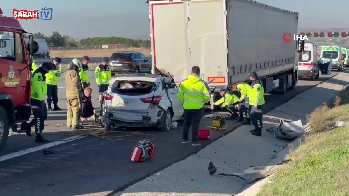 Silivri Kuzey Marmara Otoyolu’nda feci kaza: 1 ölü | Video videosunu izle Silivri Kuzey Marmara Otoyolu’nda feci kaza: 1 ölü | Video videosunu izle