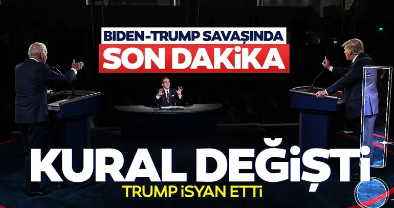 Son dakika haberleri: ABD seçime giderken Donald Trump ve Joe Biden yarışında kurallar değişti!