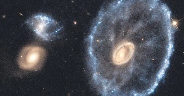 ‘Tekerlek Galaksi’ görüntülendi