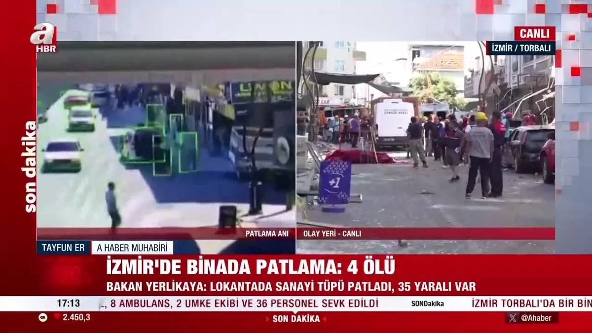 İzmir'de binada patlama: 4 ölü İzmir'de binada patlama: 4 ölü