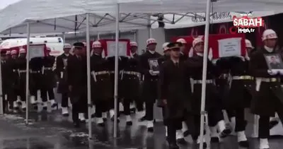 Pençe-Kilit şehitleri törenle memleketlerine uğurlandı | Video