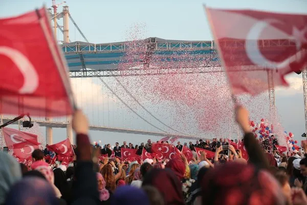 Osmangazi Köprüsü açıldı